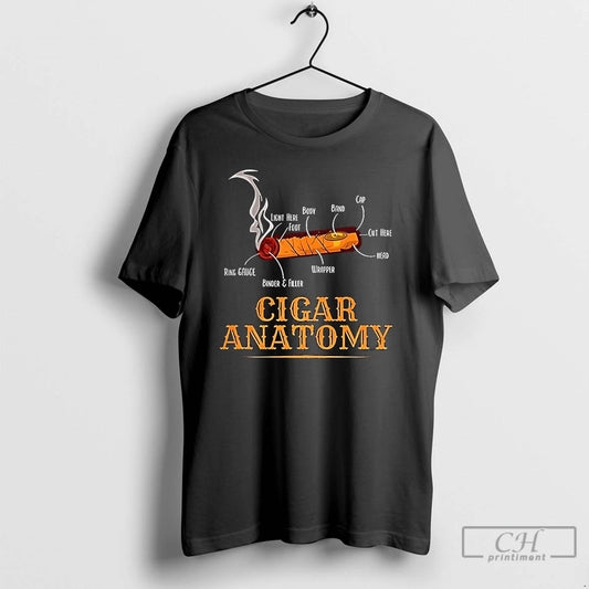 Premium Cigar Anatomy Smoker Fathers Day Smoking Lovers T-Shirts, Hoodie, Sweatshirt | WearSparks.com