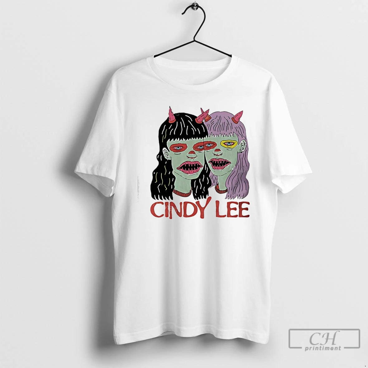 Premium Cindy Lee Two Face Horror Vintage T-Shirts, Hoodie, Sweatshirt | WearSparks.com