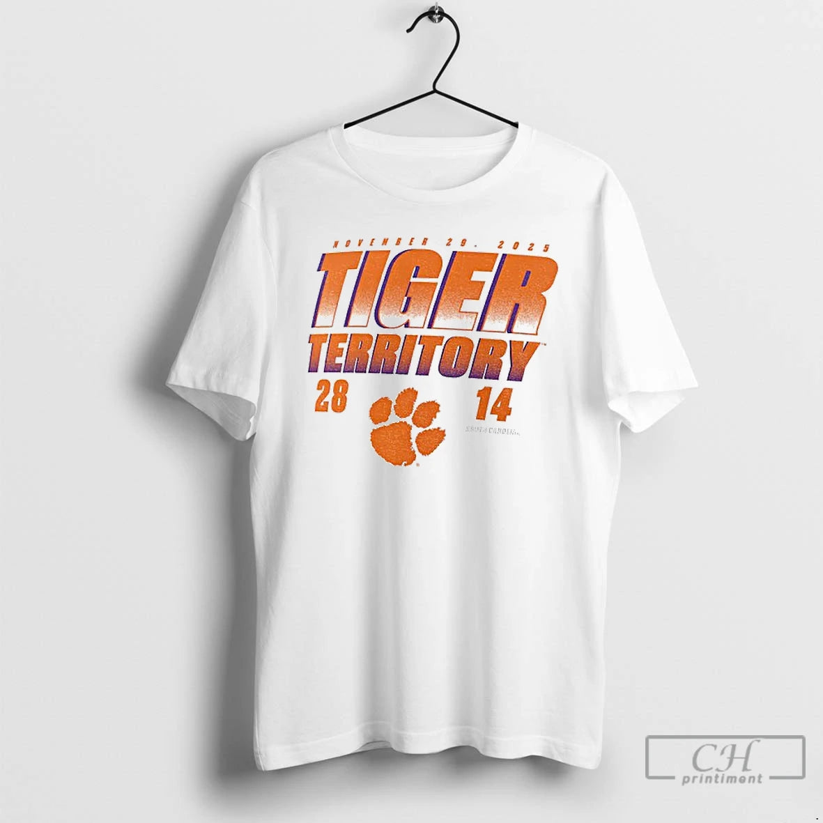 Premium Clemson Tigers Vs South Carolina Gamecocks 2025 Score 28 14 T-Shirts, Hoodie, Sweatshirt | WearSparks.com