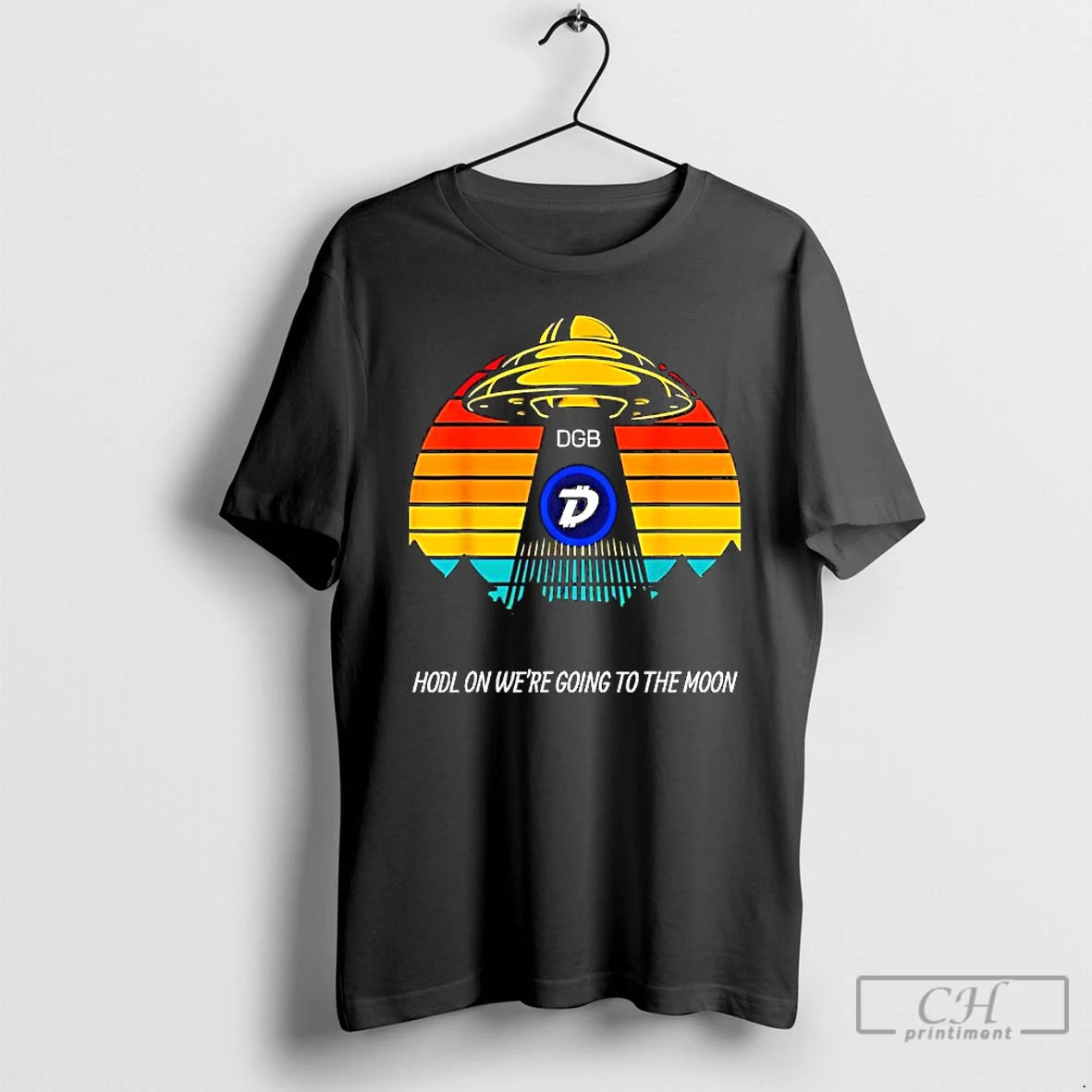 Premium Dgb Ufo Vintage Hodl On Were Going To The Moon T-Shirts, Hoodie, Sweatshirt | WearSparks.com