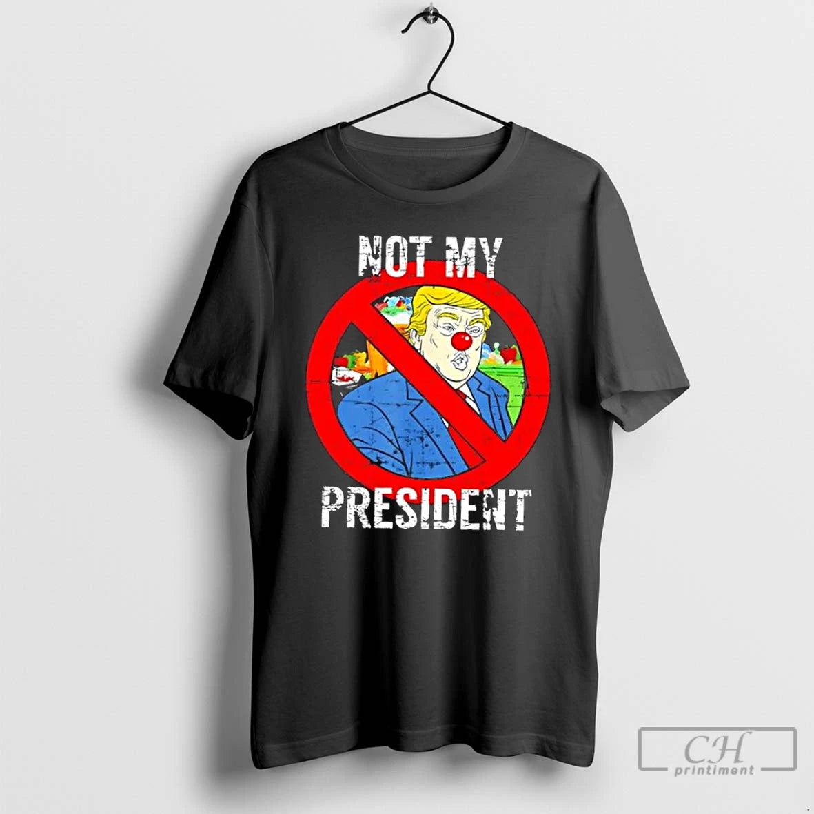 Premium Donald Trump Not My President Anti Trump Clown Nose T-Shirts, Hoodie, Sweatshirt | WearSparks.com