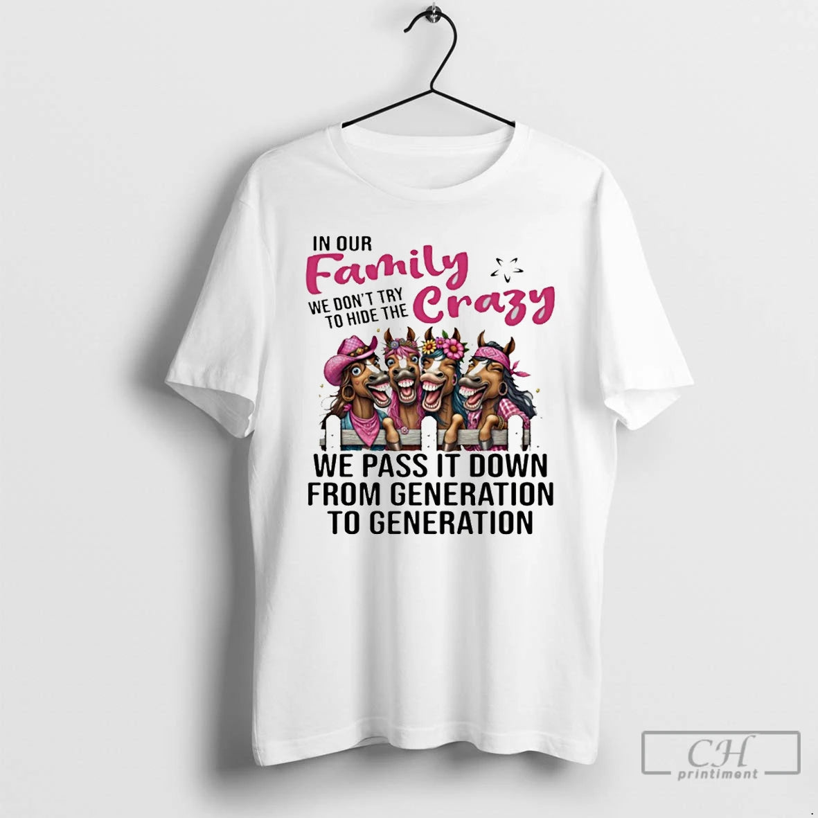 Premium Donkey In Our Family We Dont Try To Hide The Crazy T Shirts Sweater Hoodie, Sweatshirt | WearSparks.com