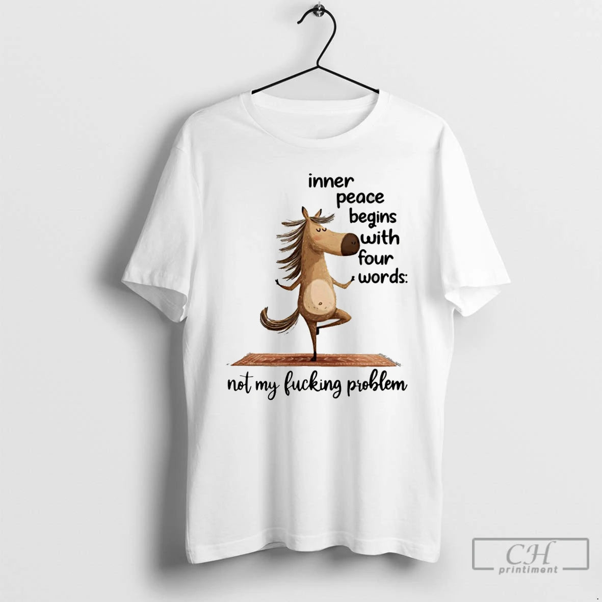 Premium Donkey Inner Peace Begins With Four Words Not My Fucking Problem T Shirts Sweater Hoodie, Sweatshirt | WearSparks.com