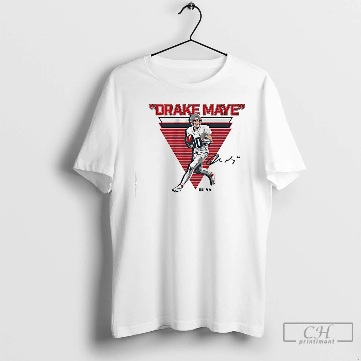 Premium Drake Maye Drake Maye Signature Retro T-Shirts, Hoodie, Sweatshirt | WearSparks.com