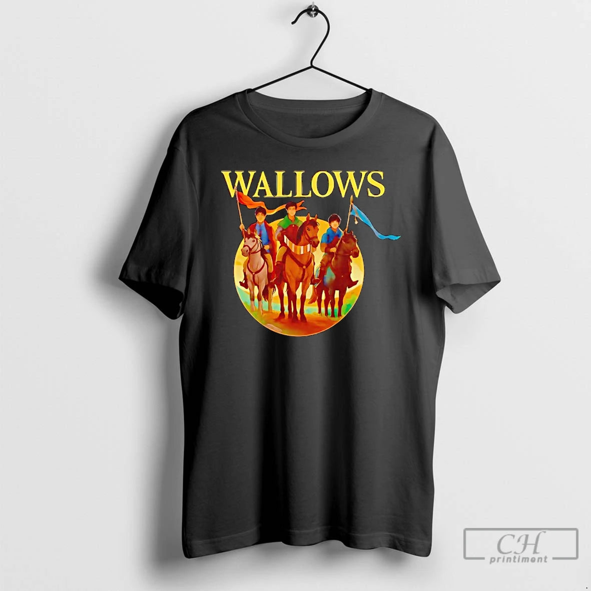 Premium Dylan Minnette Braeden Lemasters And Cole Preston Wallows Riding A Horse In Medieval Times T-Shirts, Hoodie,...