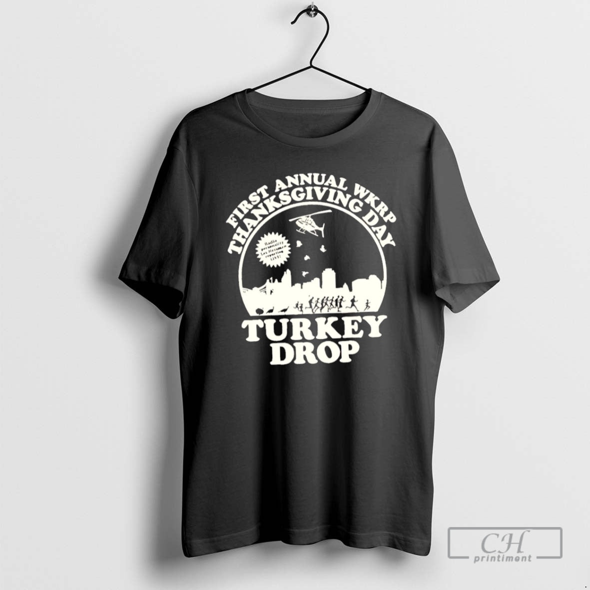 Premium First Annual Wkrp Thanksgiving Day Turkey Drop Shirt Sweater Hoodie, Sweatshirt | WearSparks.com