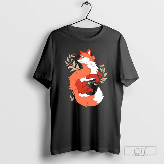 Premium Fox Red Cartoon Style Shirt Sweater Hoodie, Sweatshirt | WearSparks.com