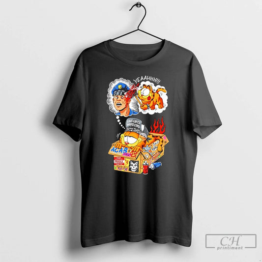 Premium Garf Love Cats Hate Cops Acab Graphic T-Shirts, Hoodie, Sweatshirt | WearSparks.com