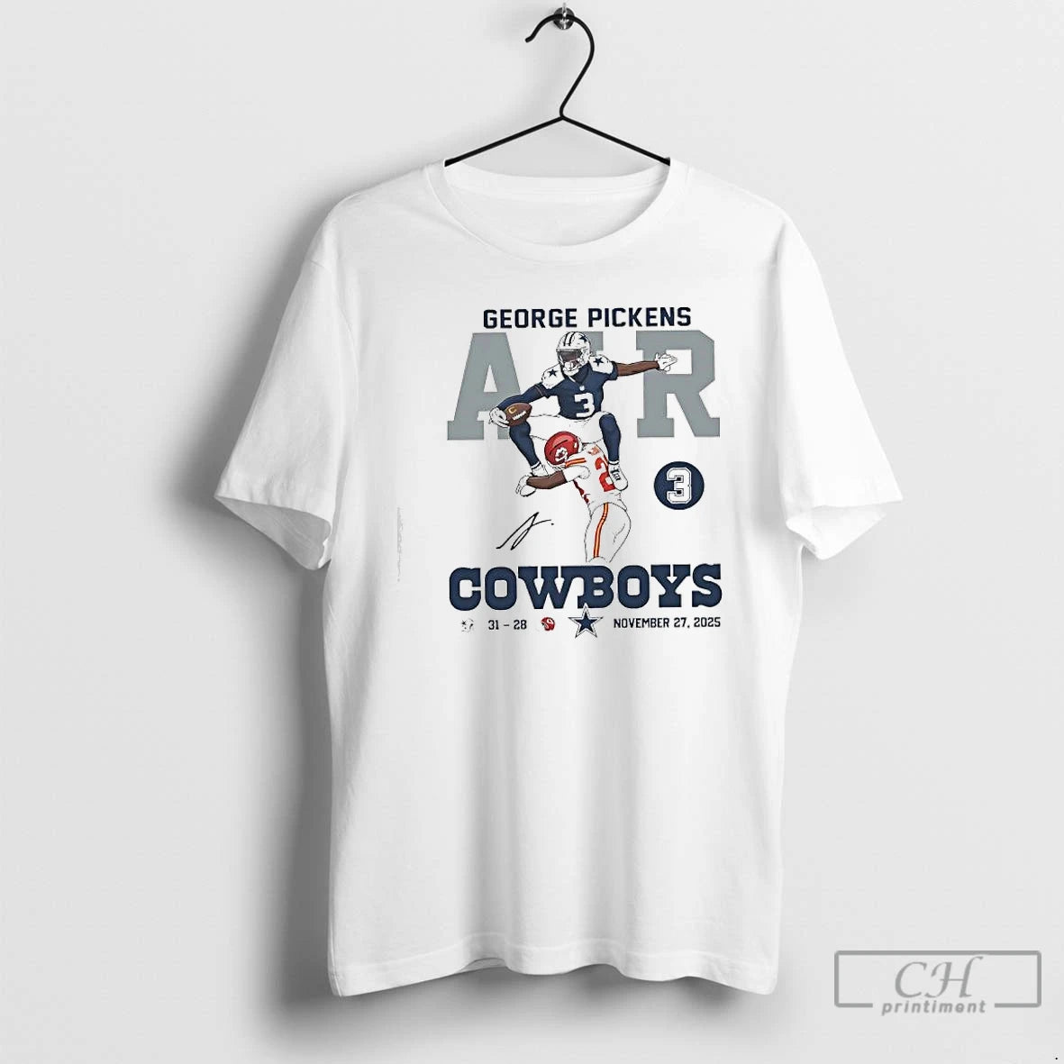 Premium George Pickens Cowboys Signature Graphic T-Shirts, Hoodie, Sweatshirt | WearSparks.com