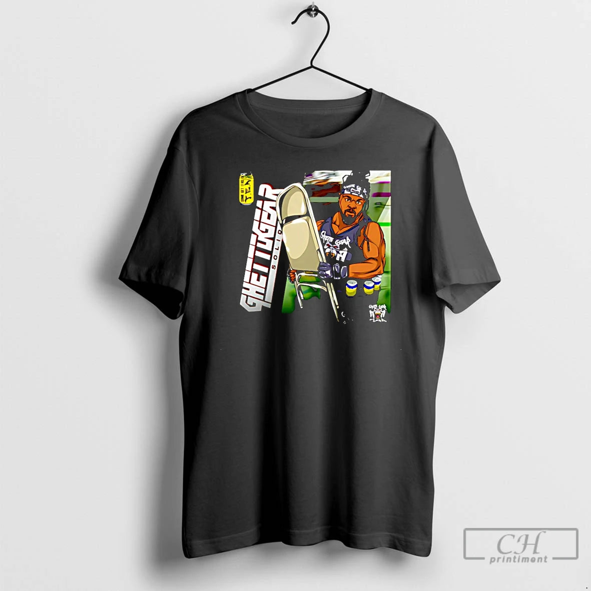 Premium Ghetto Gear Solid Ggs Retro Steel Chair Christmas T-Shirts, Hoodie, Sweatshirt | WearSparks.com