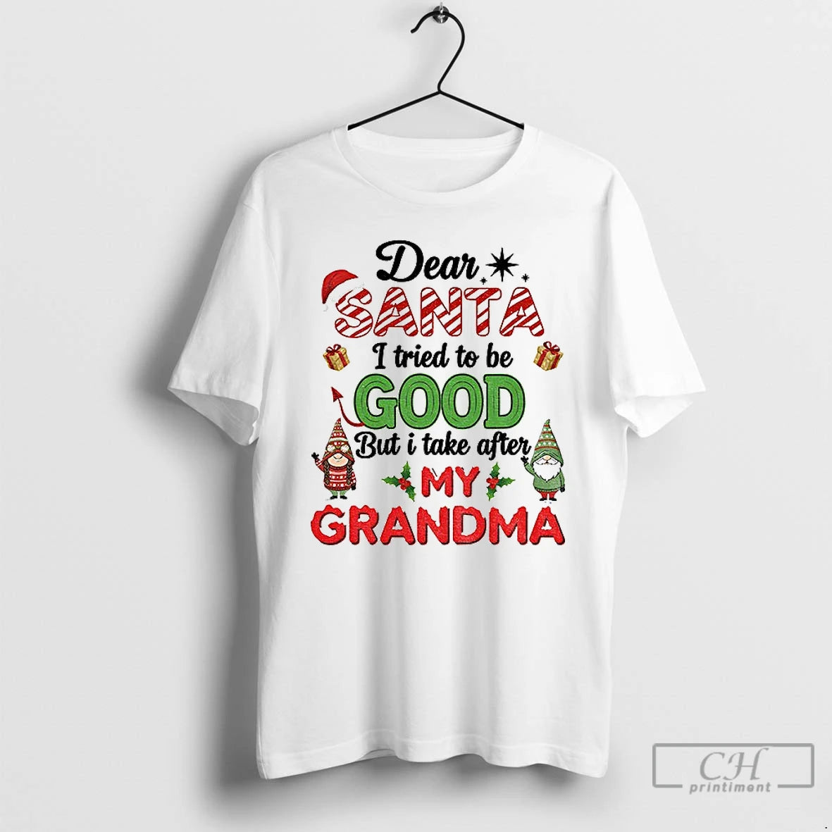 Premium Gnome Couple Dear Santa I Tried To Be Good But I Take After My T-Shirts, Hoodie, Sweatshirt | WearSparks.com