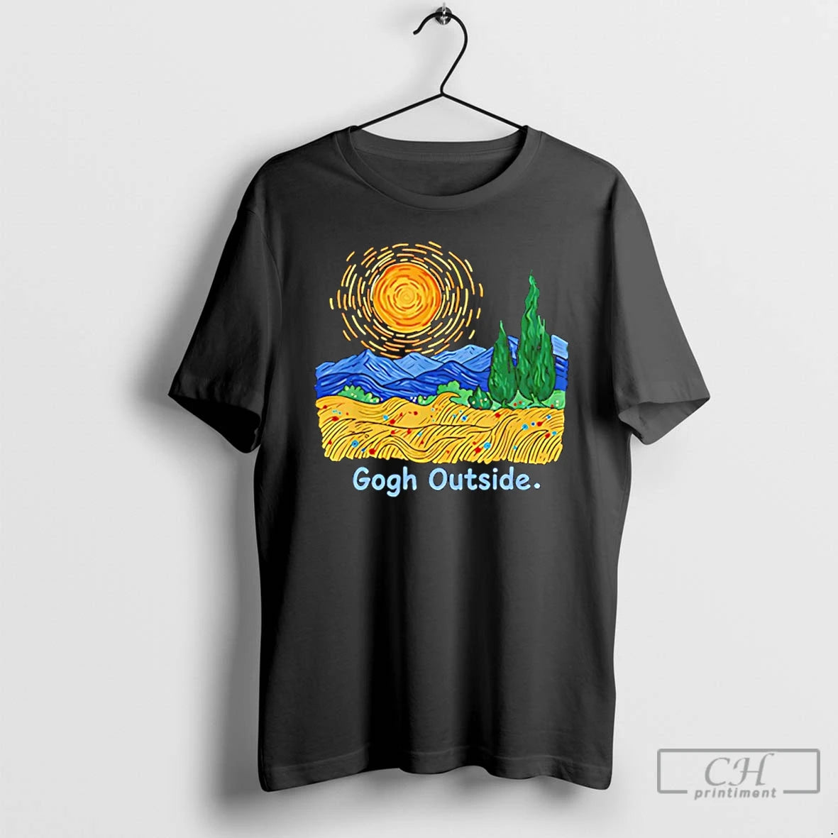 Premium Gogh Outside Starry Night T-Shirts, Hoodie, Sweatshirt | WearSparks.com