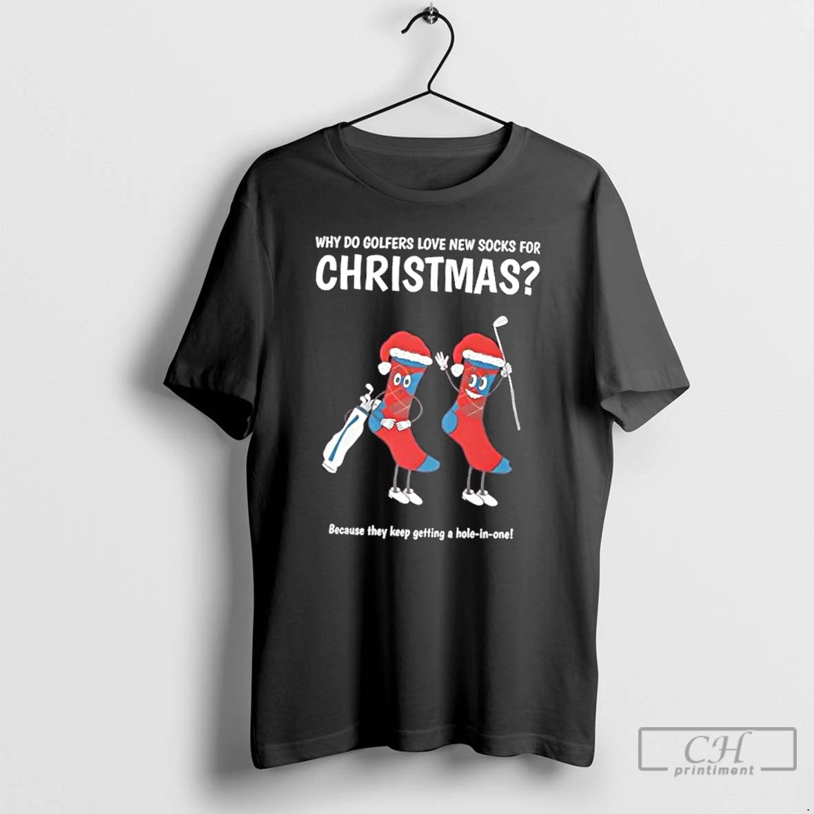 Premium Golfers Love New Socks Christmas T-Shirts, Hoodie, Sweatshirt | WearSparks.com