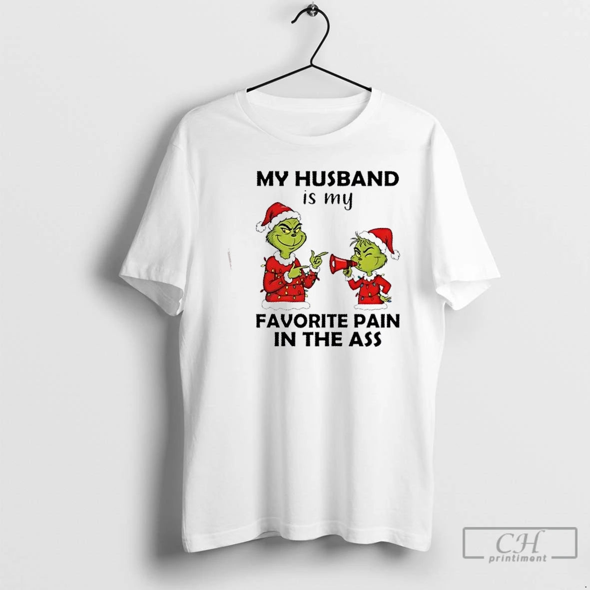 Premium Grinch My Husband Is My Favorite Pain In The Ass Christmas T Shirts Sweater Hoodie, Sweatshirt | WearSparks.com