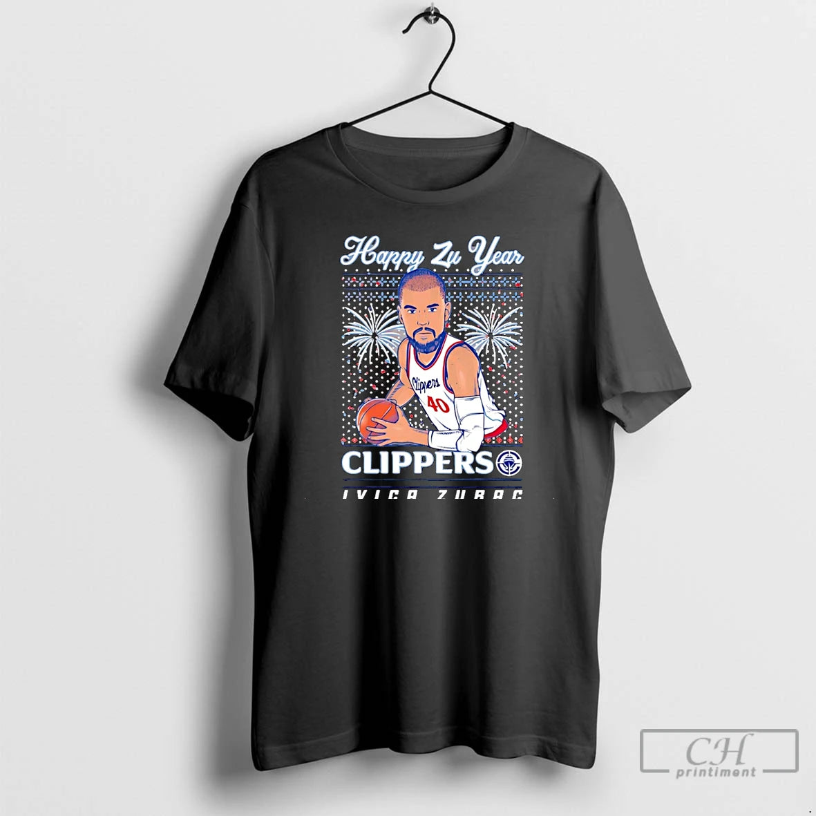 Premium Happy Zu Year Ivica Zubac La Clippers Ugly Christmas Christmas T-Shirts, Hoodie, Sweatshirt | WearSparks.com