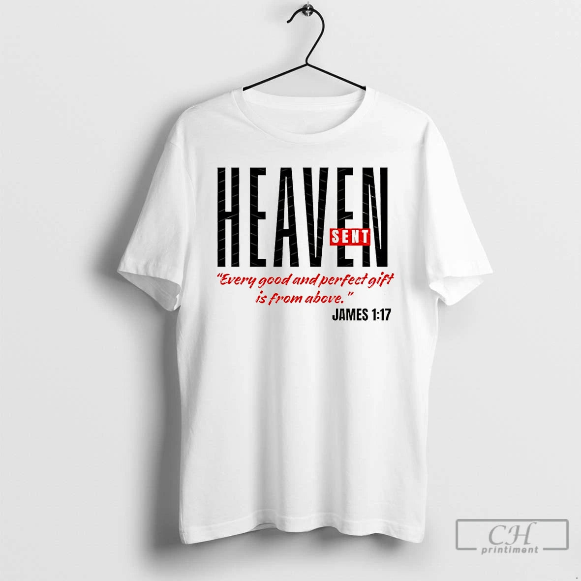 Premium Heaven Sent Everyone Good And Perfect Gift Is From Above T-Shirts, Hoodie, Sweatshirt | WearSparks.com
