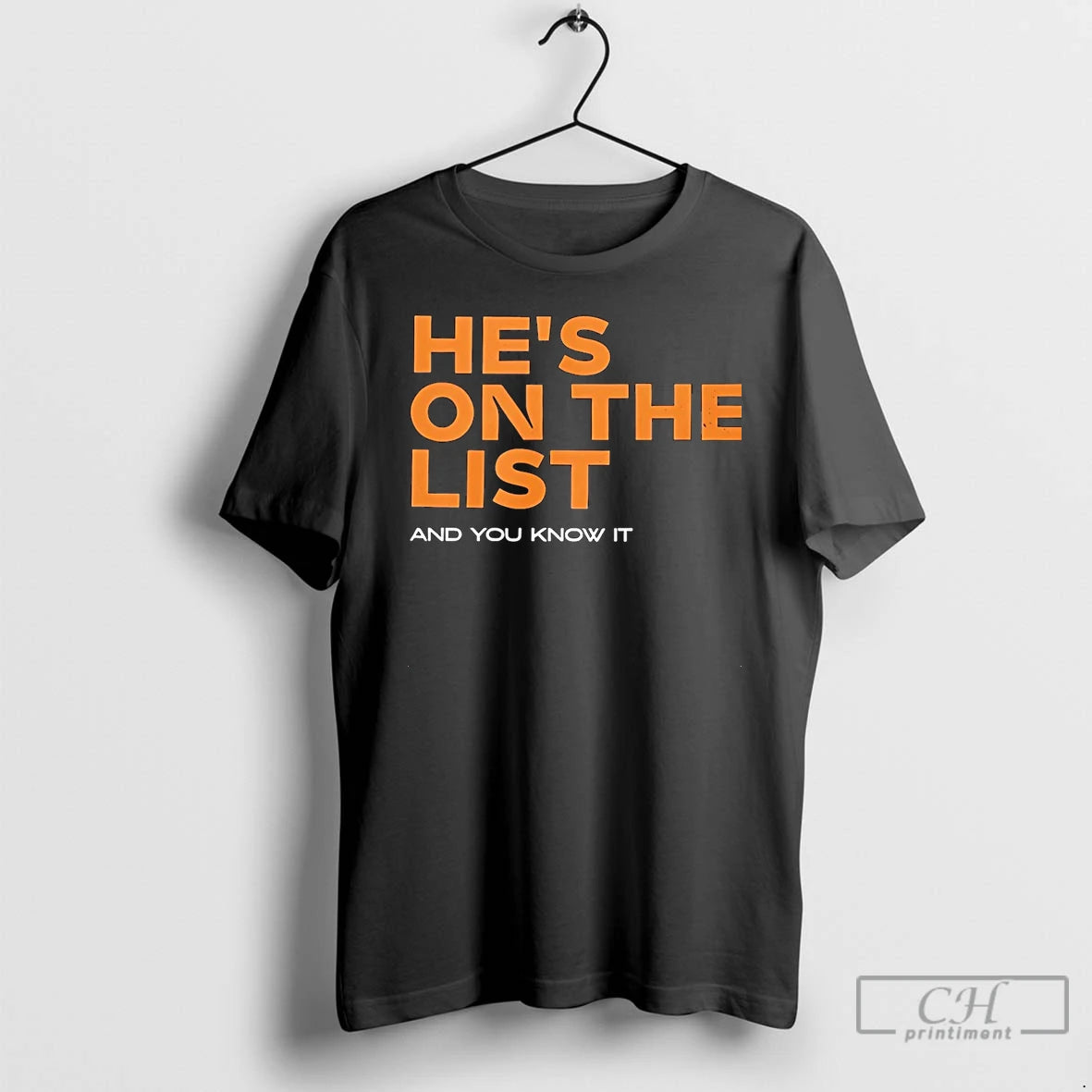 Premium Hes On The List And You Know It Christmas T-Shirts, Hoodie, Sweatshirt | WearSparks.com