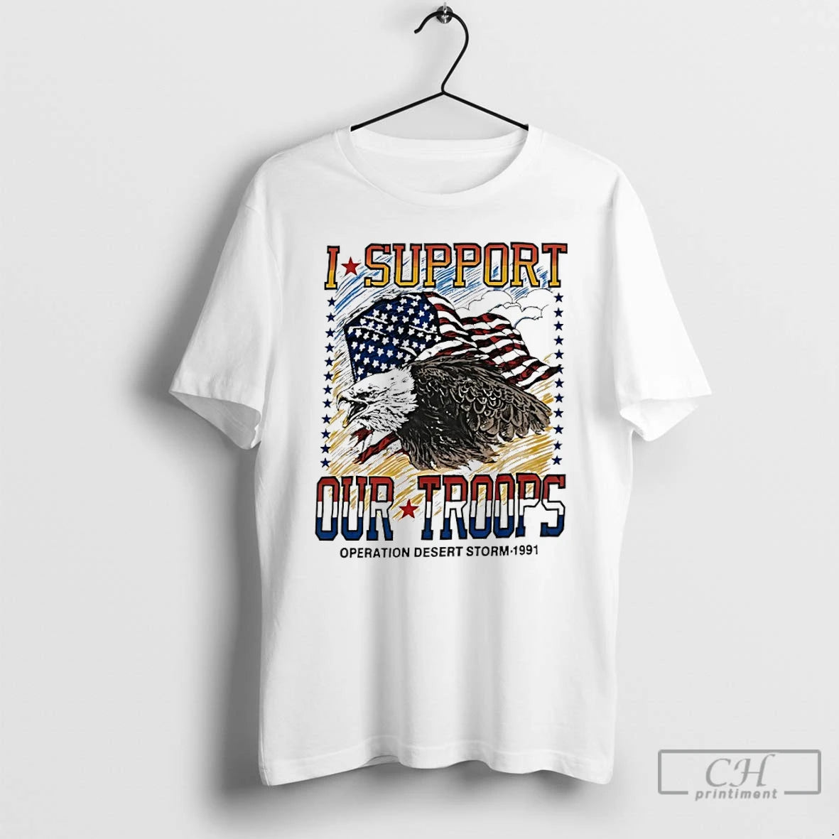 Premium I Support Our Troops Operation Desert Storm 1991 T-Shirts, Hoodie, Sweatshirt | WearSparks.com