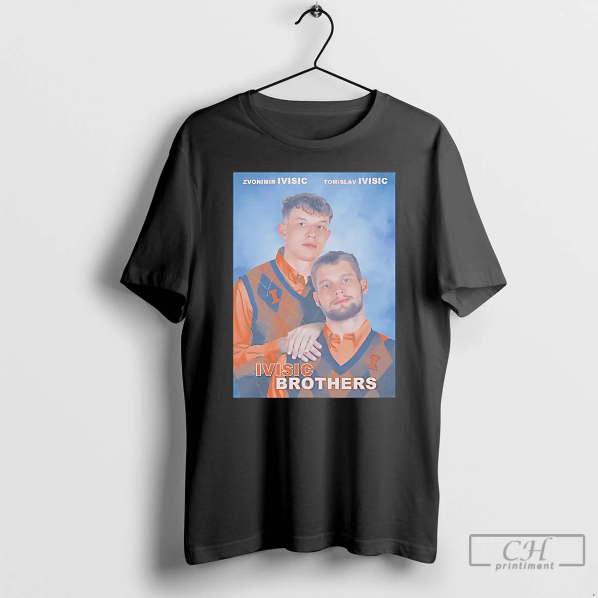 Premium Illinois Basketball Ivisic Brothers Step Brothers T-Shirts, Hoodie, Sweatshirt | WearSparks.com