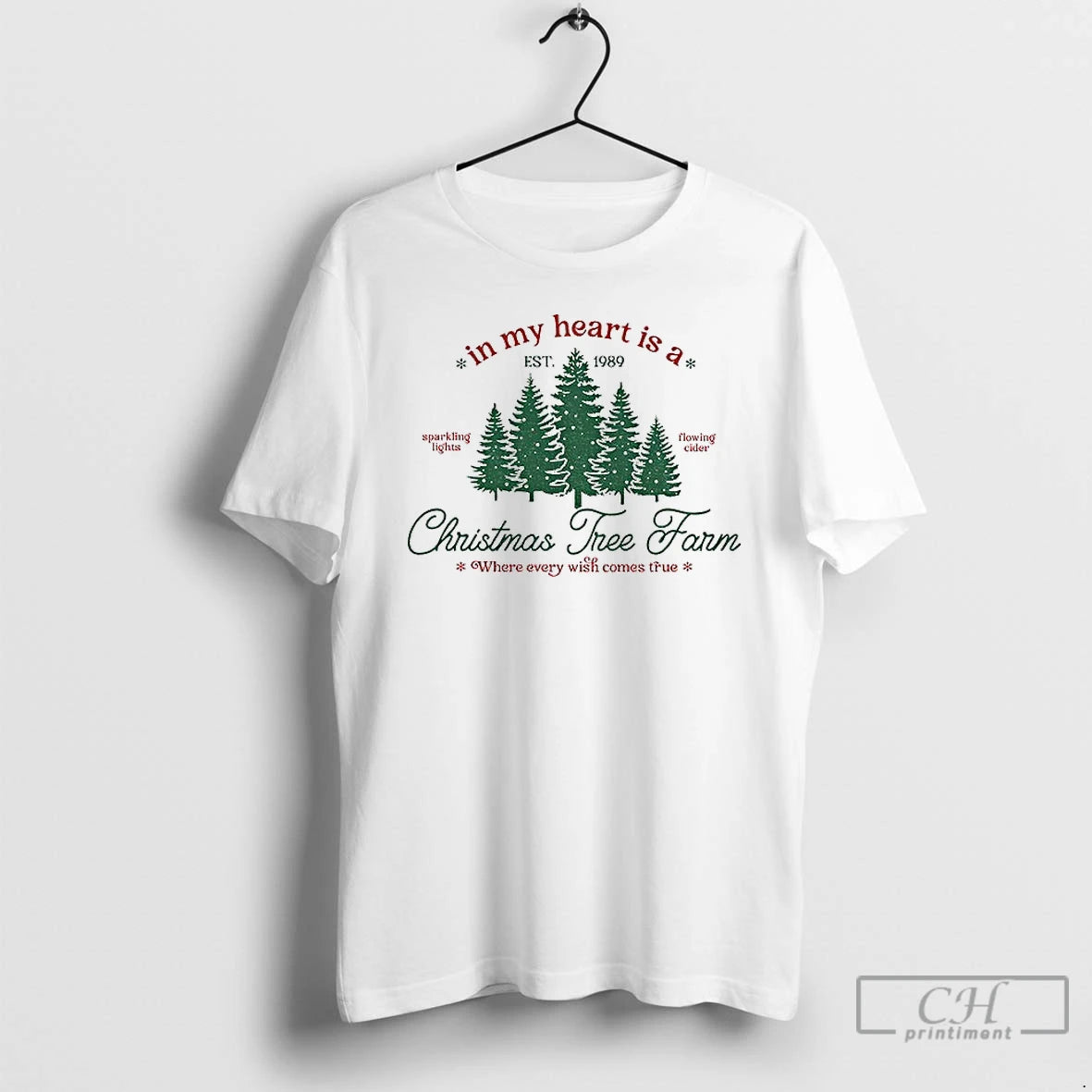 Premium In My Heart Is A Christmas Tree Farm Est 1989 Where Every Wish Comes T-Shirts, Hoodie, Sweatshirt | WearSparks.com
