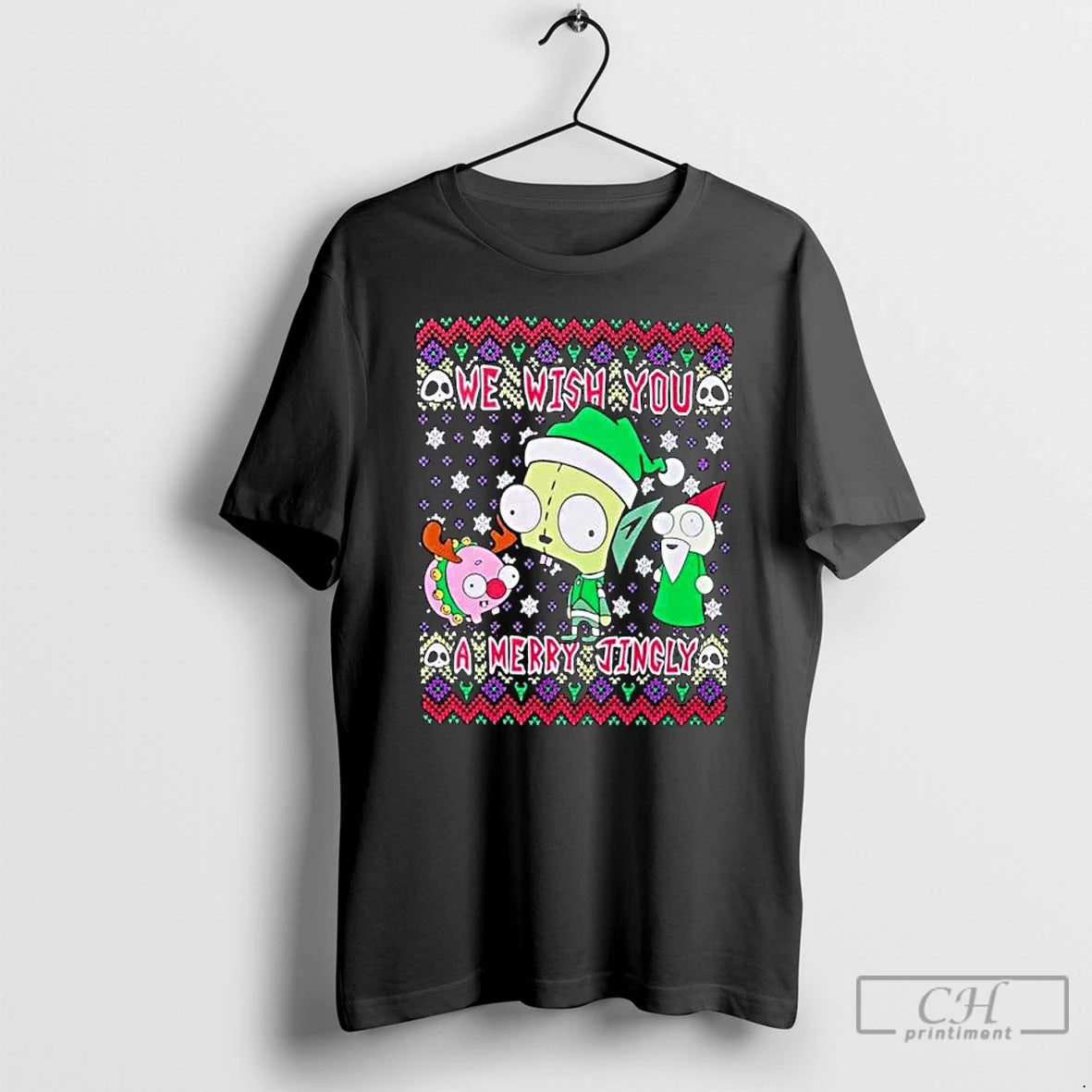 Premium Invader Zim Gir Holiday Ornaments T-Shirts, Hoodie, Sweatshirt | WearSparks.com