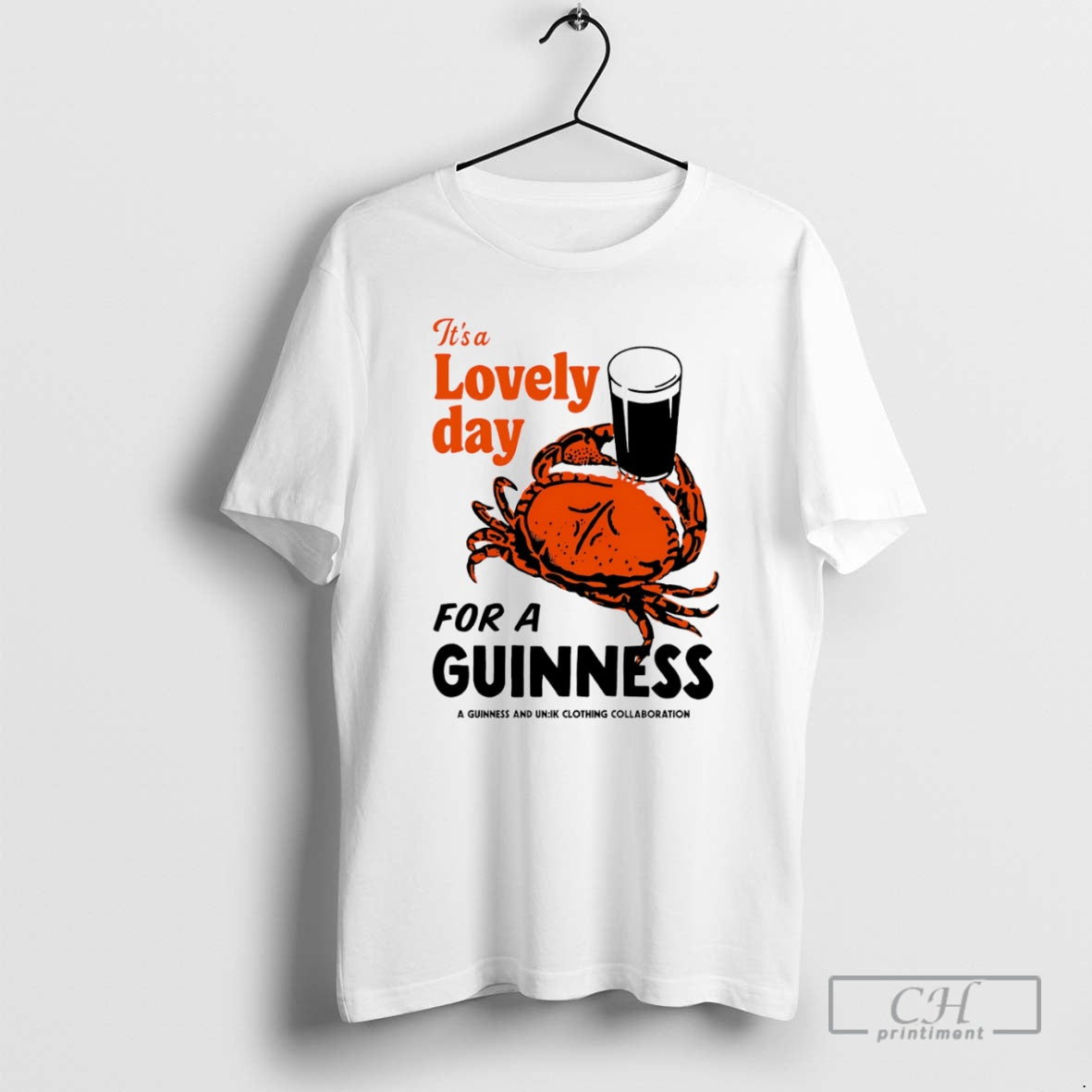 Premium Its A Lovely Day For Guinness Guinness Crab Shirt Sweater Hoodie, Sweatshirt | WearSparks.com