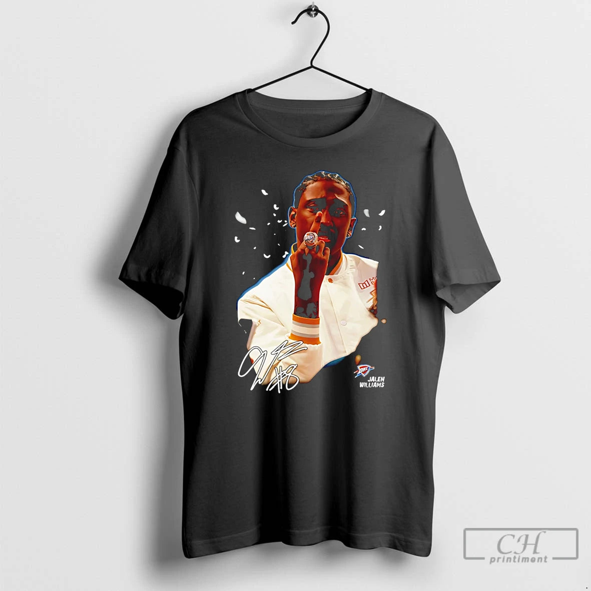 Premium Jalen Williams Okc Thunders Middle Finger Signature T-Shirts, Hoodie, Sweatshirt | WearSparks.com