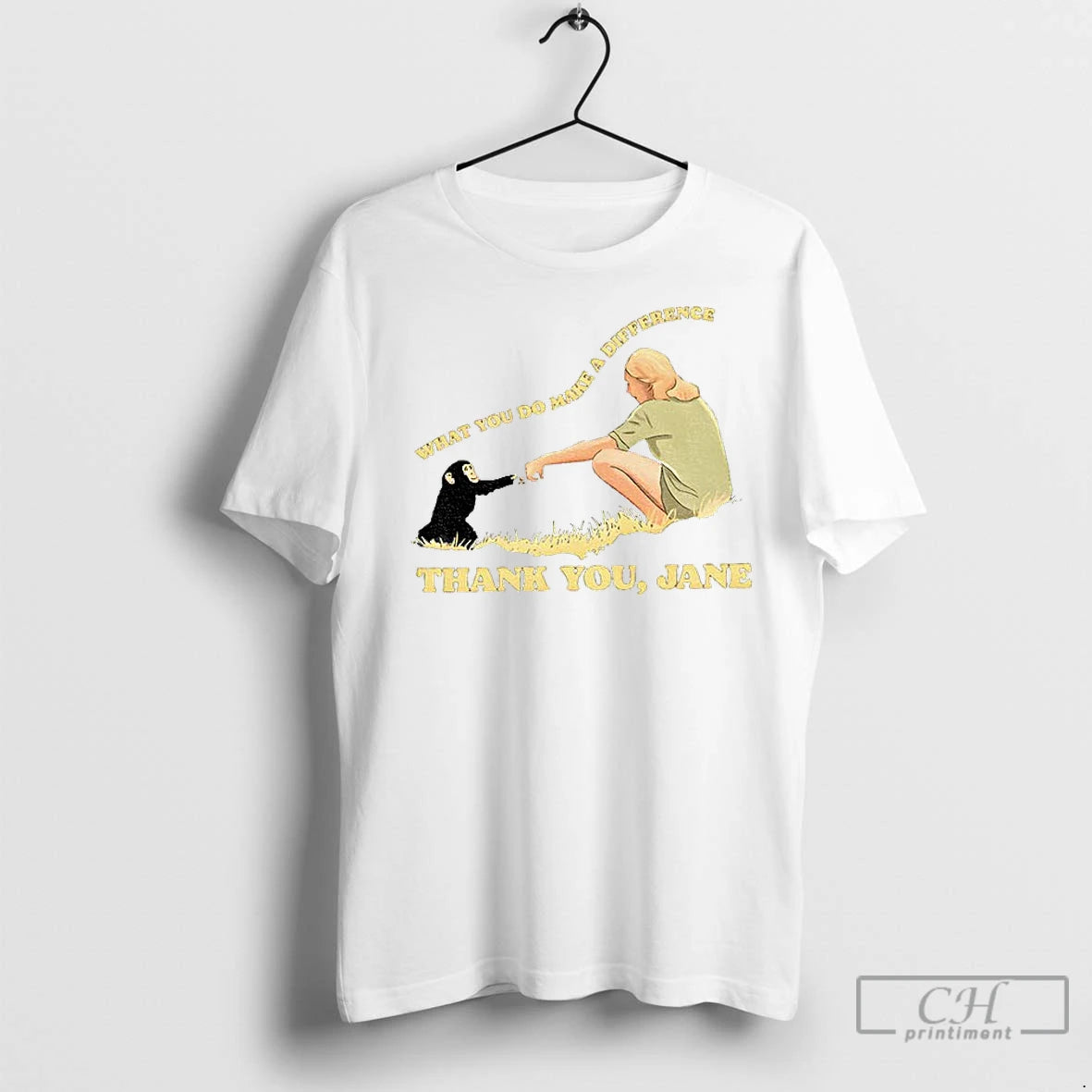 Premium Jane Goodall Thank You Jane What You Do Makes A Difference