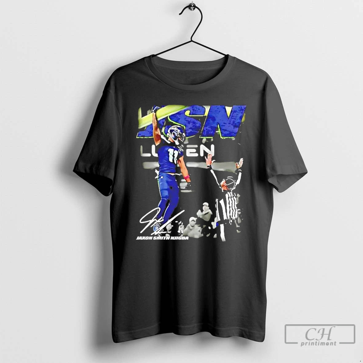 Premium Jaxon Smith Njigba Leads In Receiving Yards Signature T-Shirts, Hoodie, Sweatshirt | WearSparks.com