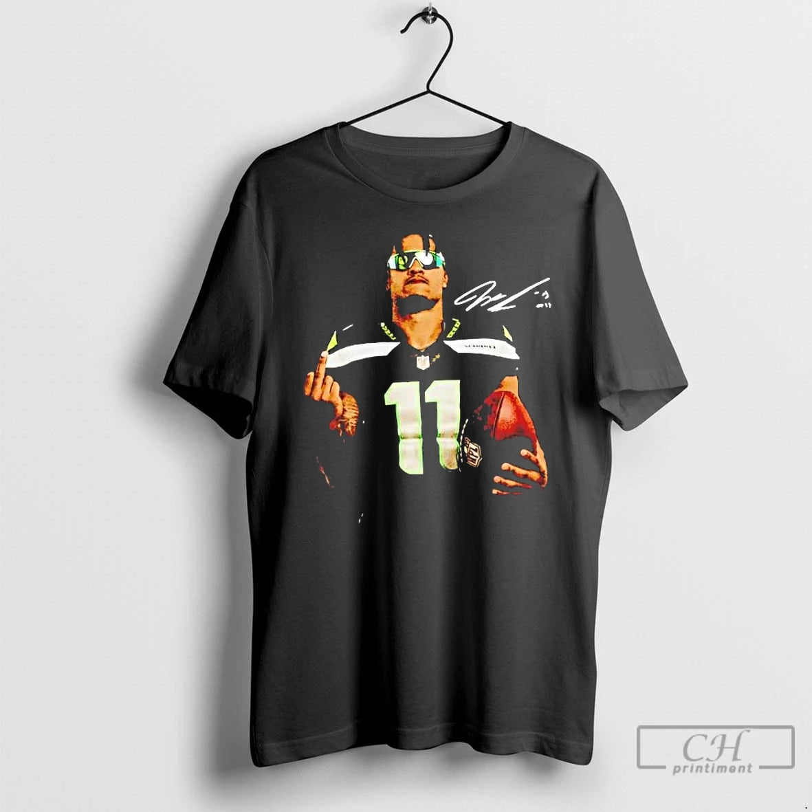 Premium Jaxon Smith Njigba Middle Finger Signature T-Shirts, Hoodie, Sweatshirt | WearSparks.com