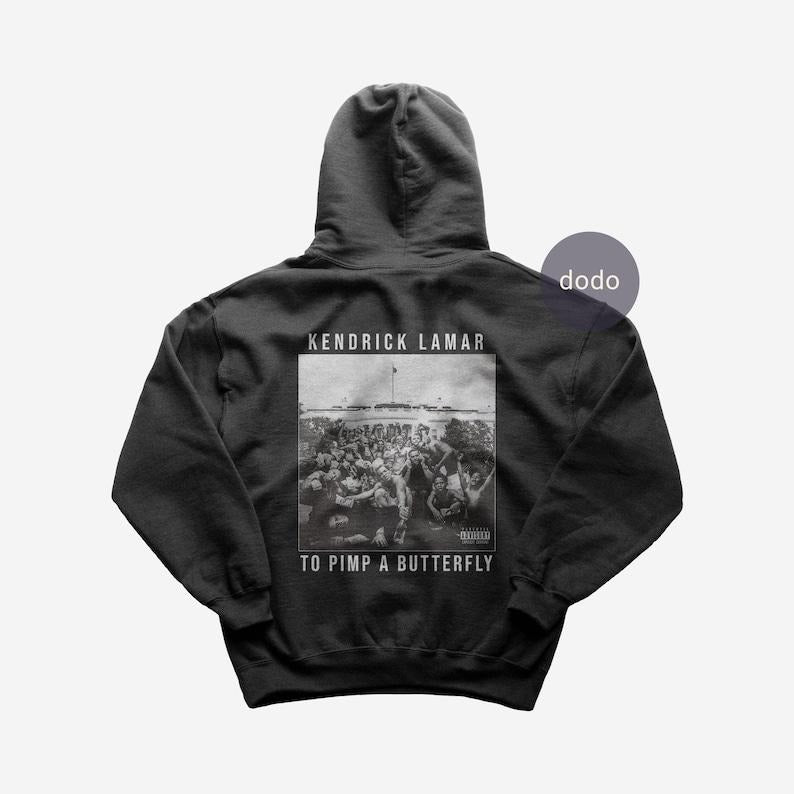 Premium Kendrick Lamar Hoodie - To Pimp A Butterfly Album Hoodie - Kendrick Lamar New Album Hoodie - Unisex Heavy Cotton...