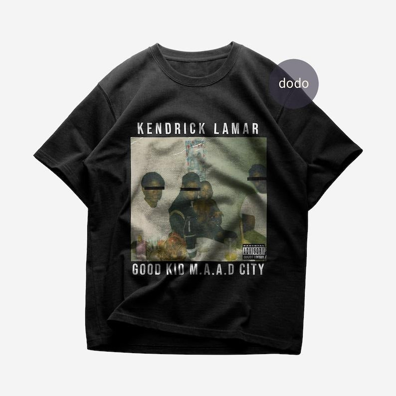 Premium Kendrick Lamar T-Shirt - Good Kid M.A.A.D City Album T-Shirt - Kendrick Lamar New Album T-Shirt