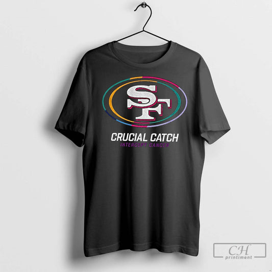 Premium Kris Kocurek Wearing San Francisco Catch 49ers Intercept Cancer Logo