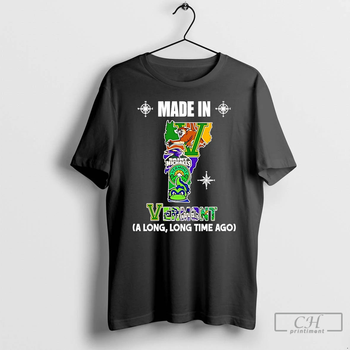 Premium Made In Vermont A Long Long Time Ago State T-Shirts, Hoodie, Sweatshirt | WearSparks.com