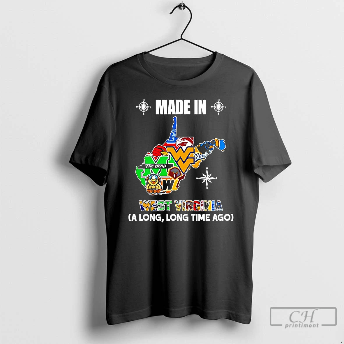 Premium Made In West Virginia A Long Long Time Ago State T-Shirts, Hoodie, Sweatshirt | WearSparks.com