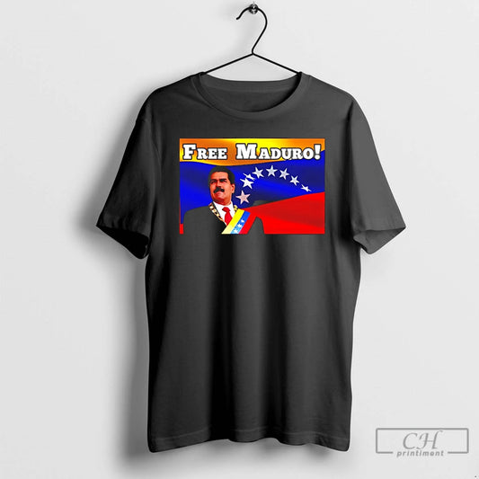 Premium Maduro Captured Free Maduro Political Protest Venezuela Flag T-Shirts, Hoodie, Sweatshirt | WearSparks.com