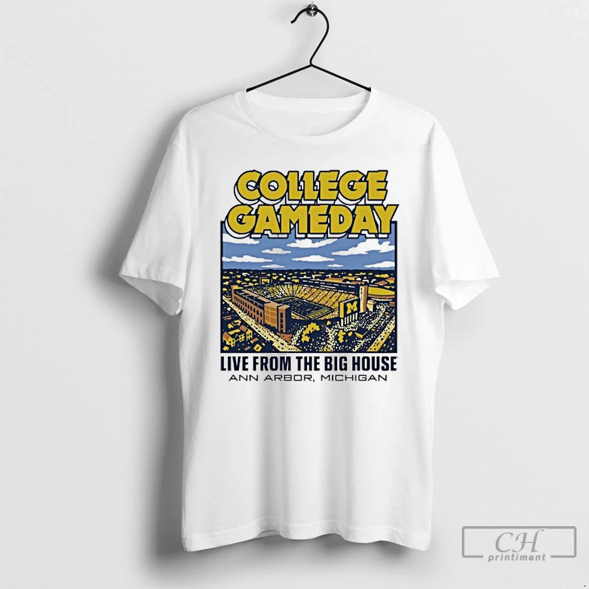 Premium Michigan Wolverines College Gameday 2025 Big House Stadium T-Shirts, Hoodie, Sweatshirt | WearSparks.com
