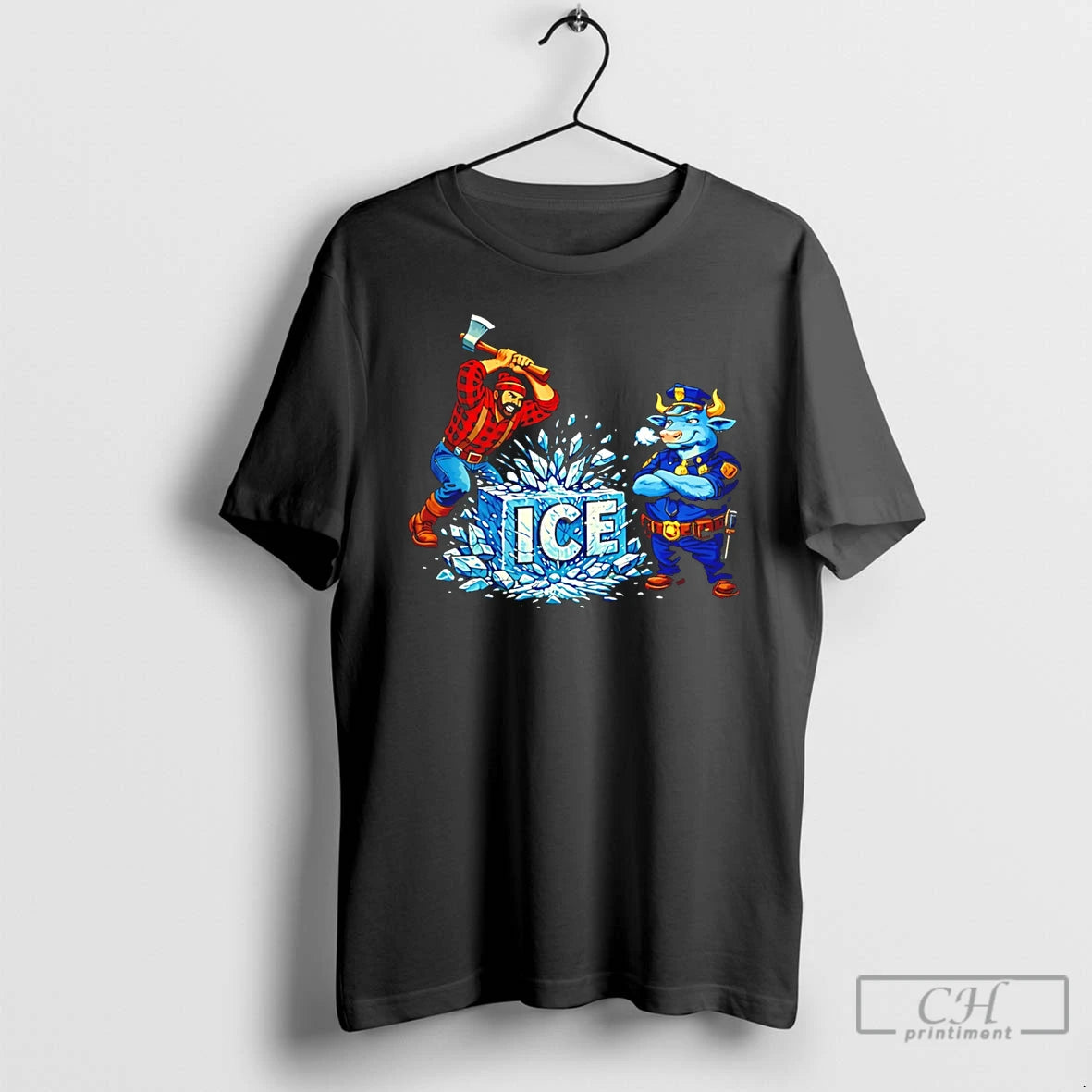 Premium Minnesota Resistance Paul And Blue Ox Anti Ice Cartoon T-Shirts, Hoodie, Sweatshirt | WearSparks.com