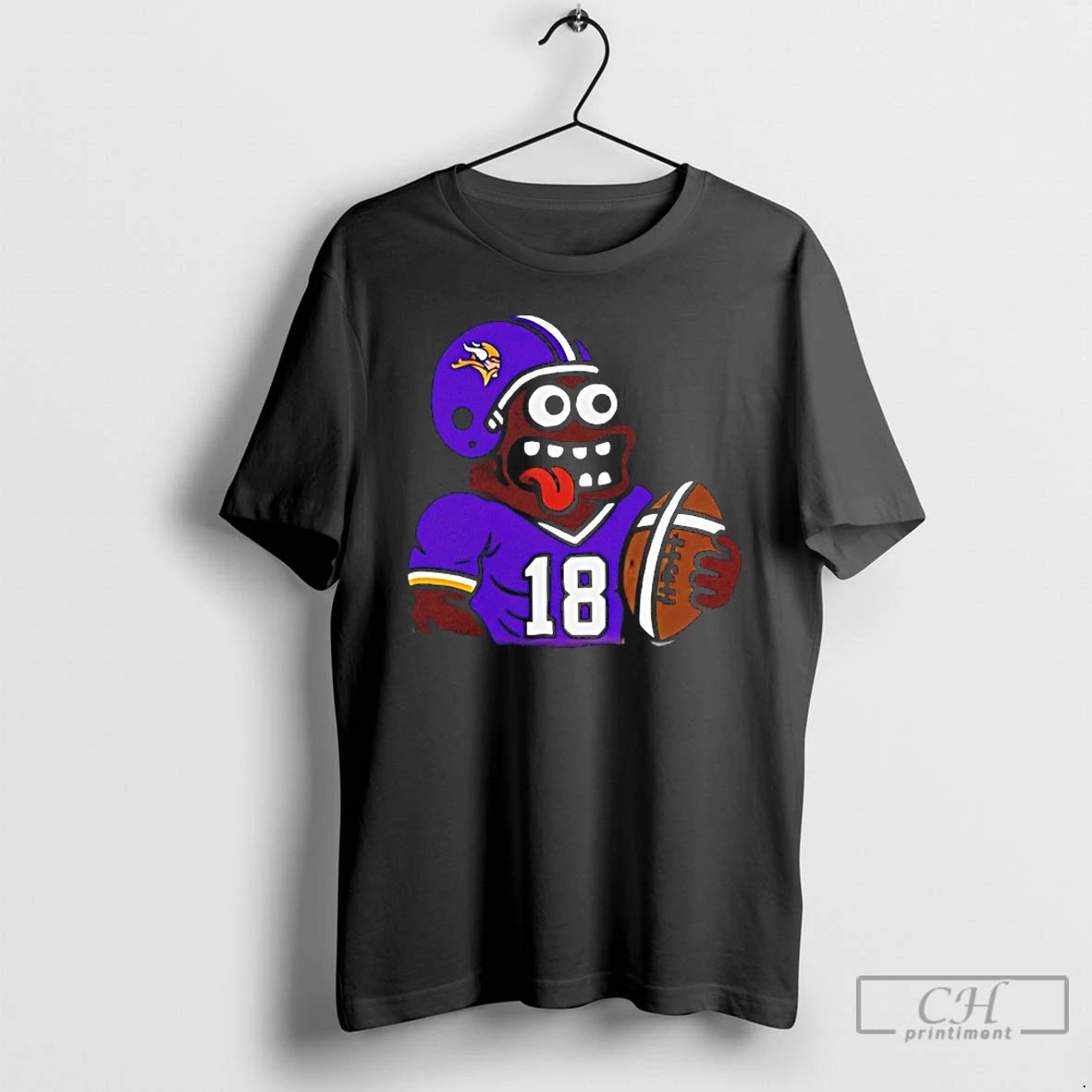 Premium Minnesota Vikings Justin Jefferson Monster Toast Cartoon T-Shirts, Hoodie, Sweatshirt | WearSparks.com
