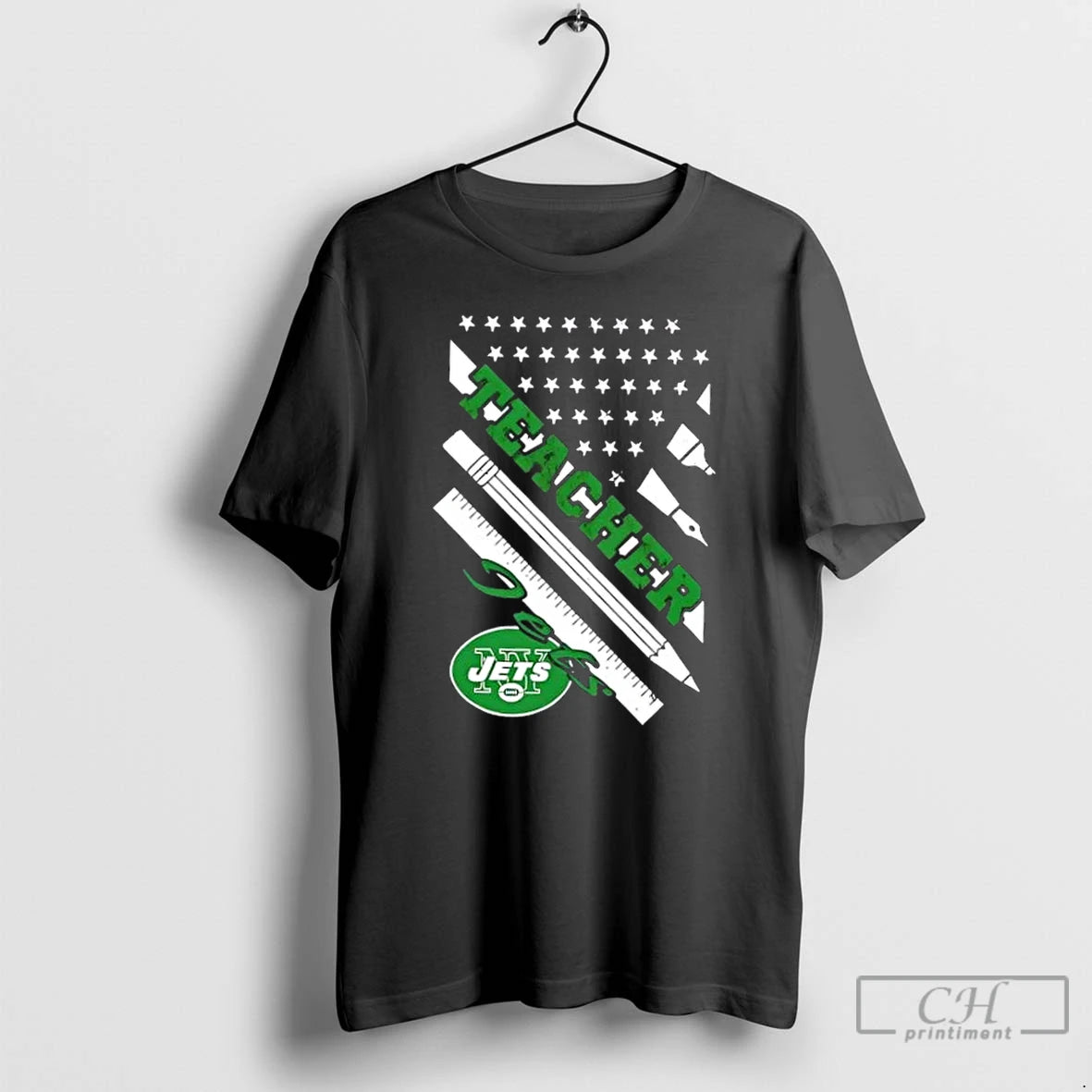 Premium New York Jets Football X Teacher American Flag T-Shirts, Hoodie, Sweatshirt | WearSparks.com