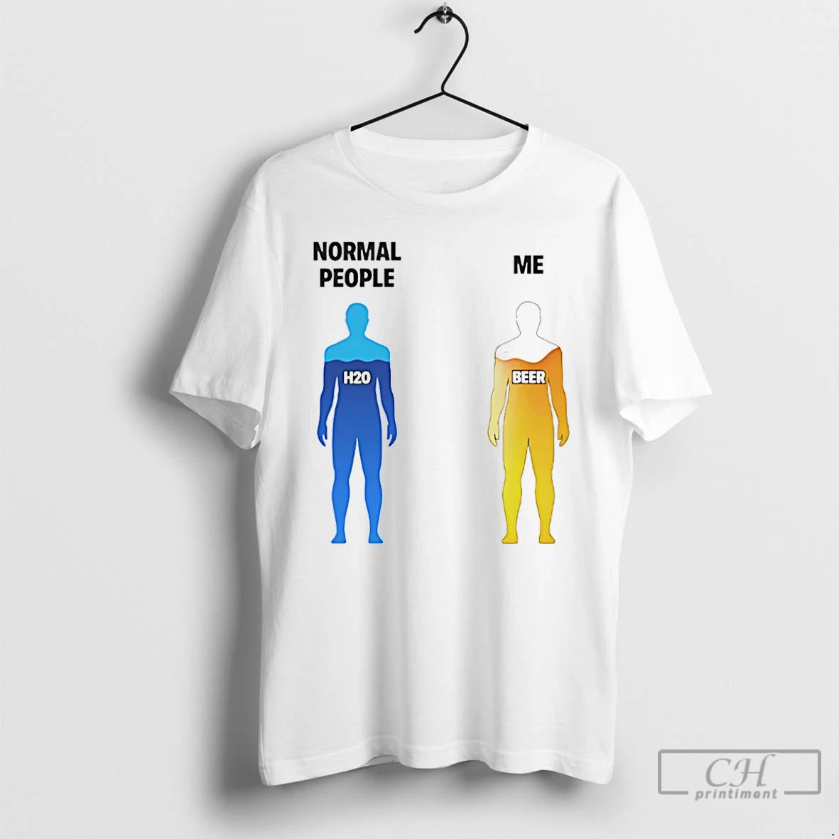 Premium Normal People Vs Me H20 And Beer T-Shirts, Hoodie, Sweatshirt | WearSparks.com