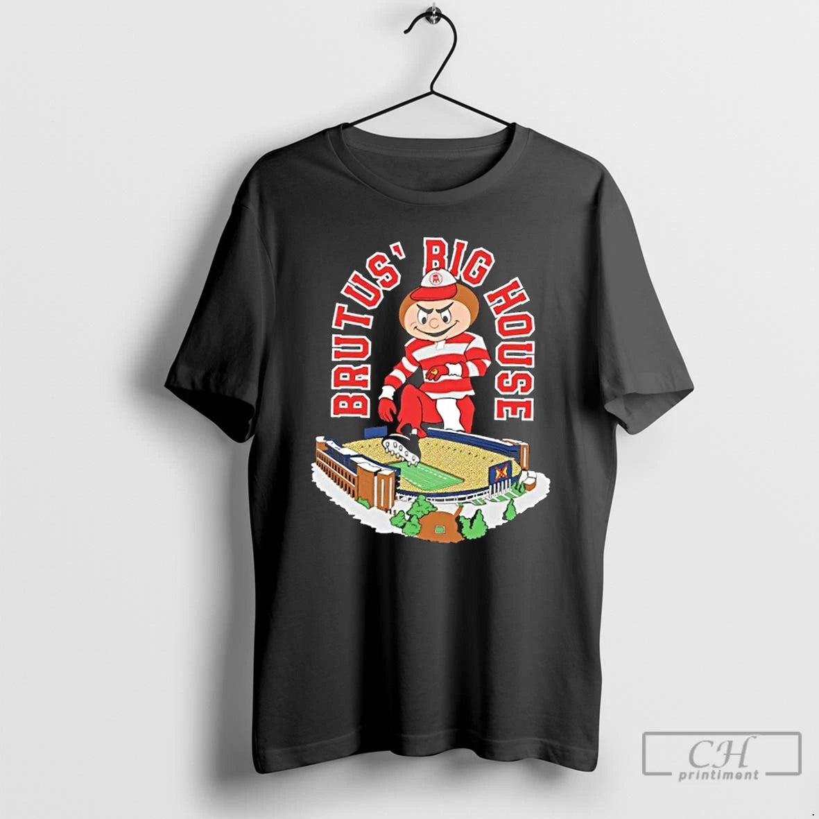 Premium Ohios House Brutus Big House Buckeyes Beat Michigan T-Shirts, Hoodie, Sweatshirt | WearSparks.com