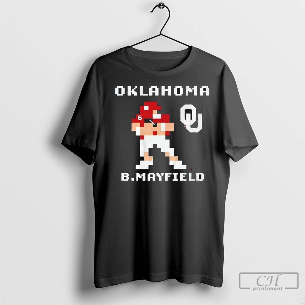 Premium Oklahoma Sooners Football Baker Mayfield Retro Baller