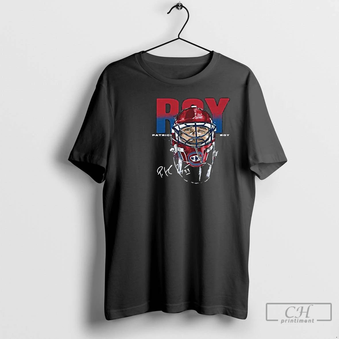 Premium Patrick Roy Montreal Goalie Mask Circle Black T-Shirts, Hoodie, Sweatshirt | WearSparks.com