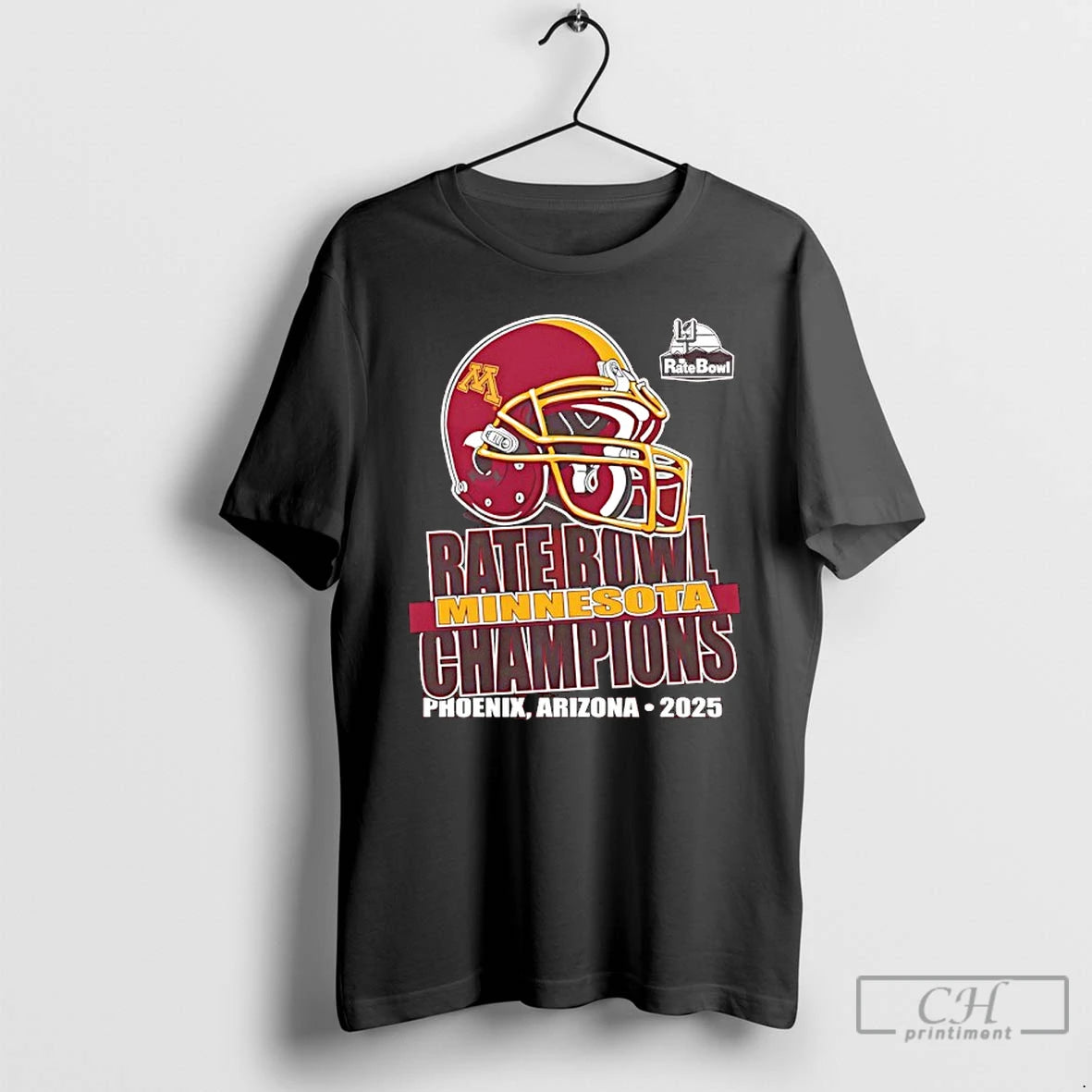 Premium Rate Bowl 2025 University Of Minnesota Golden Gophers Champions Hsirt T-Shirts, Hoodie, Sweatshirt | WearSparks.com