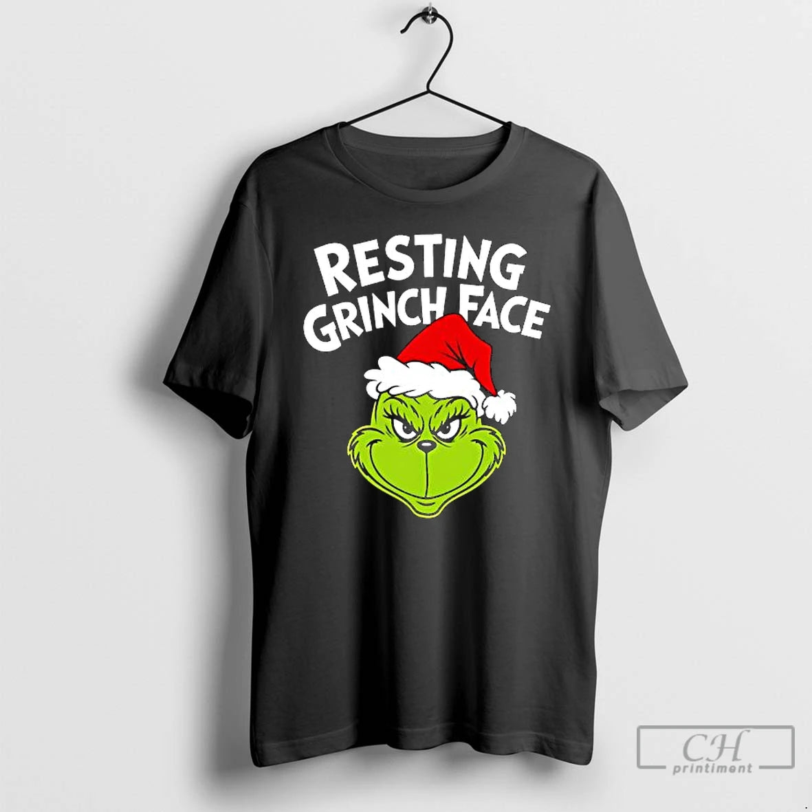 Premium Resting Grinch Face Funny Christmas Trends Stylish T-Shirts, Hoodie, Sweatshirt | WearSparks.com