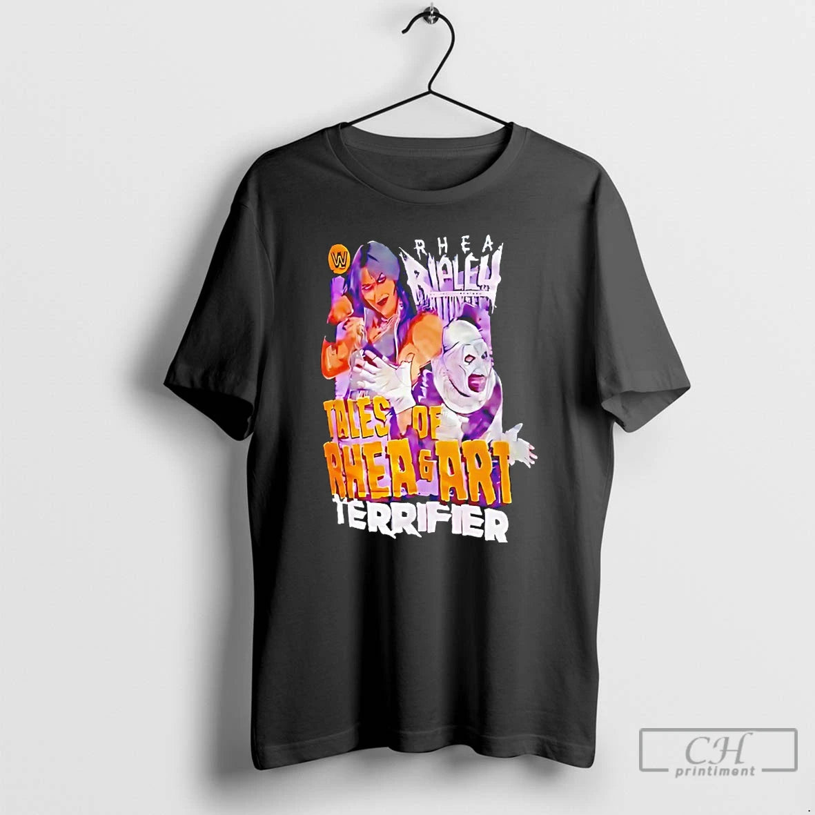 Premium Rhea Ripley And Art The Clown Terrifier Tales Of Rhea And Art T Shirts Hoodie, Sweatshirt | WearSparks.com