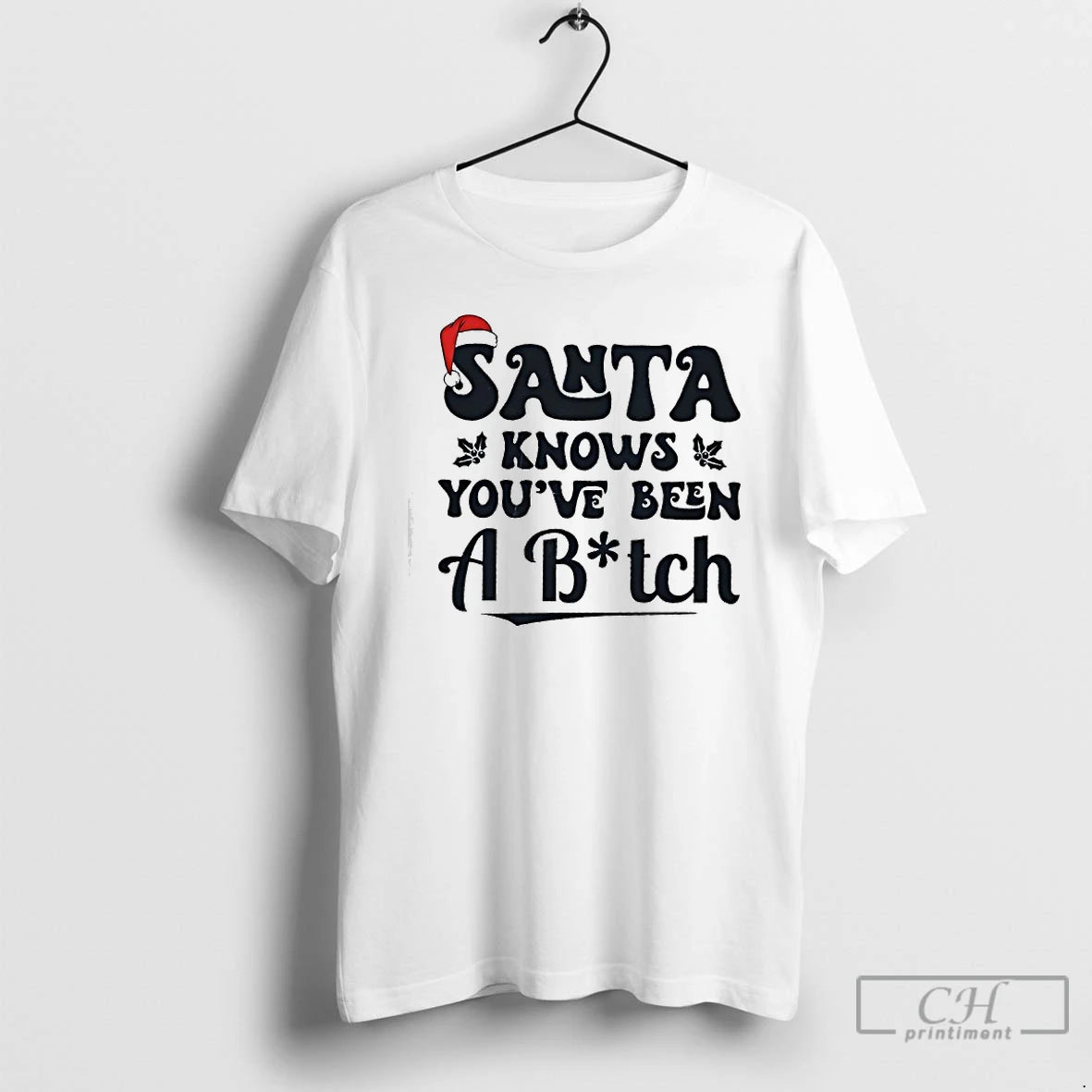 Premium Santa Knowsk Youve Been A Bitch Christmas T-Shirts, Hoodie, Sweatshirt | WearSparks.com
