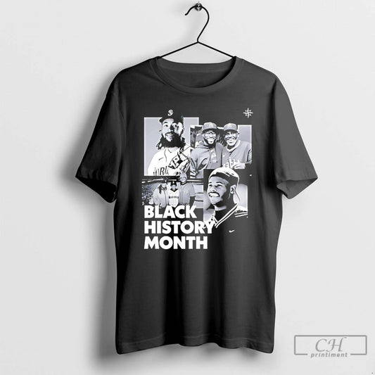 Premium Seattle Mariners Ken Griffey Jr Black History Month T-Shirts, Hoodie, Sweatshirt | WearSparks.com