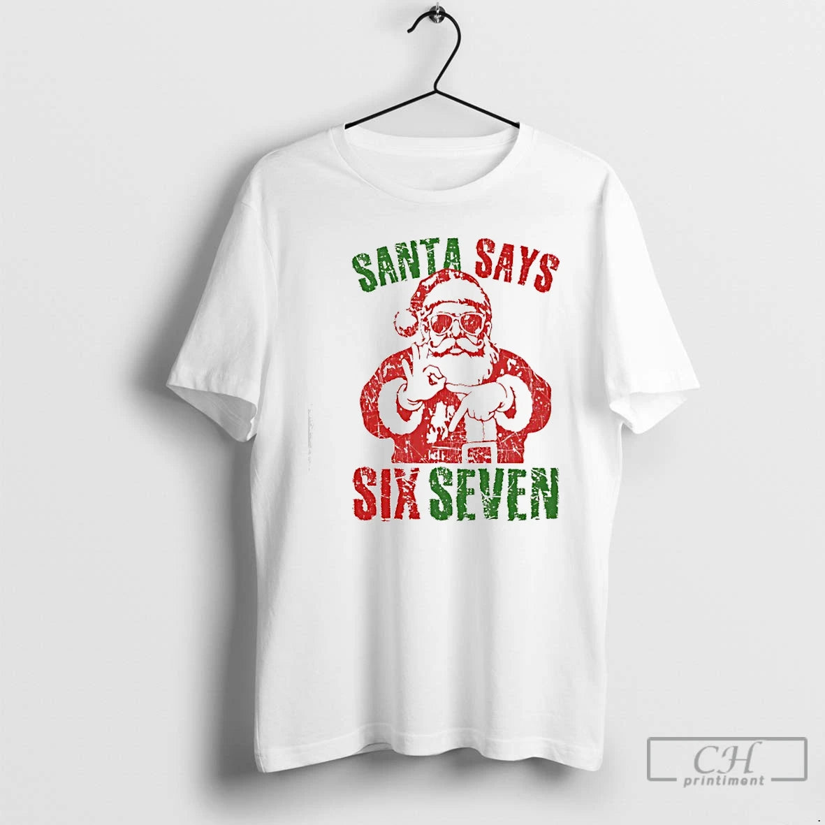 Premium Six Seven Bruh Santa Claus Hands 67 Christmas Retro T-Shirts, Hoodie, Sweatshirt | WearSparks.com